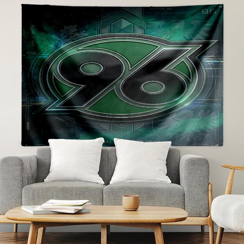 Hannover 96 Football Print Tapestry, Lightweight Wall Hanging, for Bedroom, Dorm, Living Room, Home Art Decor, Birthday Christmas Gift for Friends