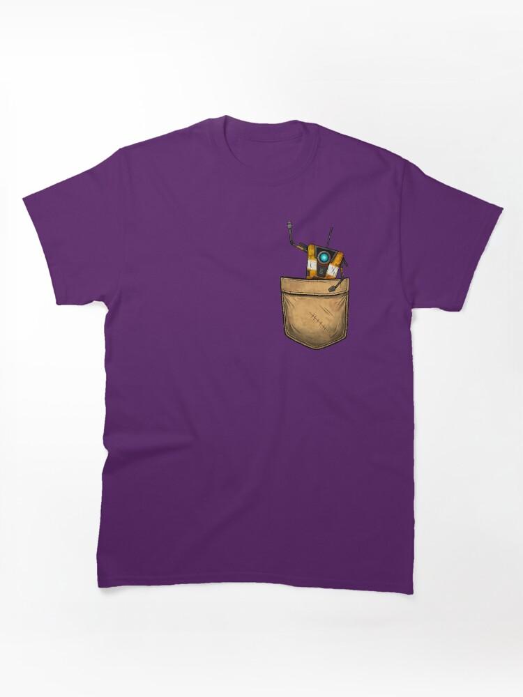 Pocket Claptrap - Borderlands Classic T-Shirt