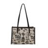 National style ink painting bag 2025 spring new antique fashion large capacity shoulder bag feeling women's bag tote bag women