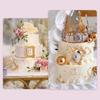 4Pcs Vintage Photo Frame Fondant Molds Baroque Silicone Frame Molds  Chocolate Making