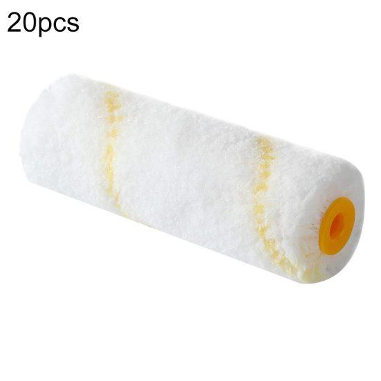 20Pcs 4inch Home Wall Decoration Pattern Painting Brush Paint Roller Cover Tool