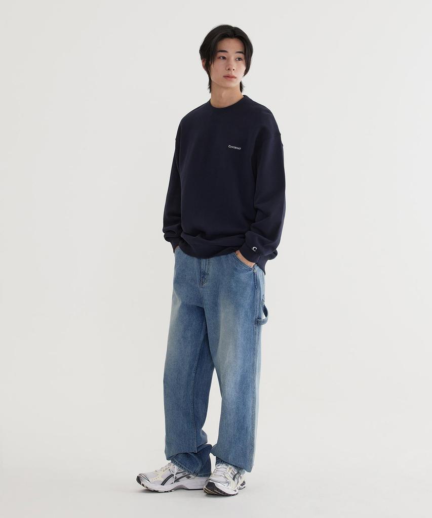 COVERNAT Small Authentic Sweatshirt Dark Navy