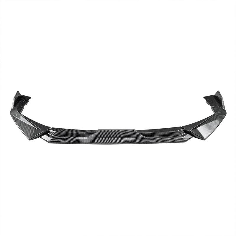 High Quality ABS For BMW X5M F95 X6M F96 LCI 2026+ Car Front Bumper Lip Spoiler Body Kit Glossy Black Carbon Fiber Look