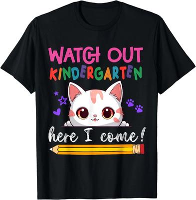 Süße Vorsicht Kindergarten Ich Komme Mädchen Zurück zur Schule Geschenk Unisex T-Shirt