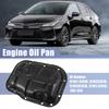 UXCELL Engine Oil Pan 12102-37010 for Toyota Corolla Matrix C-HR Prius for Scion Black
