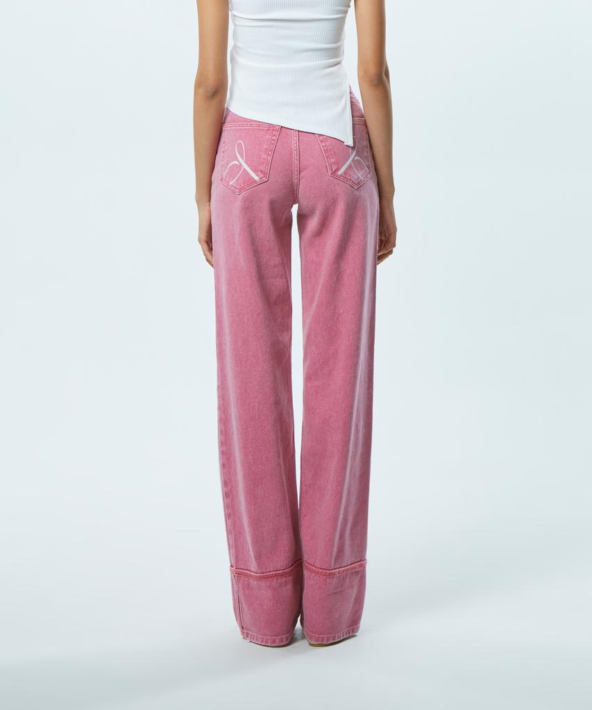JINBARBIE Rolled-Up Pants Indie Pink