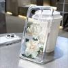 White Peony Bouquet Lucency Phone Case for IPhone 14 15 16 13 12 11 17 Pro Max 12 13 Mini Soft Cover