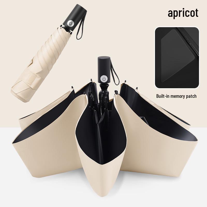 Ultra-Light Anti-UV Automatic Folding Umbrella: Crease-Free, Wrinkle-Free Sunshade & Sunscreen Parasol
