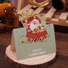 Holiday Souvenirs 10 Pcs 3D Christmas Greeting Card Cute Tree Santa Snowman Claus Cards Wreath Design for Festive Messages Wishes