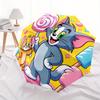 1pc Tom Jerry Sweets Automatic Open/close Umbrella, Heavy-Duty Iron Frame, Folding Portable Design, Travel, Everyday Use164