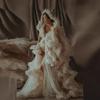 Versatile Maternity Photoshoot Mesh Robe: Sexy, Fashionable, Multiple Colors