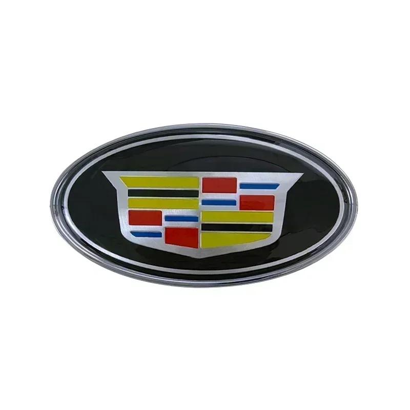 Naklejki na szybę samochodową 7,2 cm Odznaka na tylną klapę Emblematy Naklejki dla Cadillac ATS BLS CT4 CT5 CT6 EXT SLR CTS ESCALADE SRX STS XT6 XTS