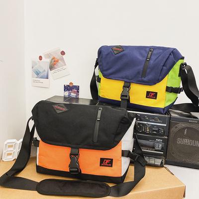 Borsa a Spalla Singola - Borsa Casual da Donna Semplice con Abbinamento di Colori, Borsa a Tracolla Leggera