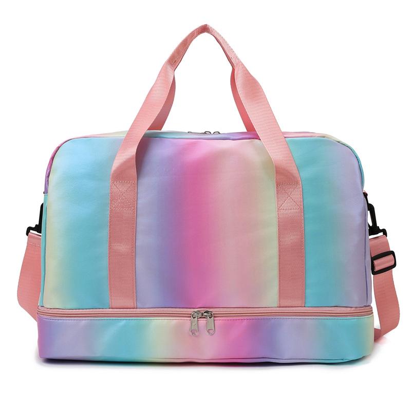 Glossy Women's Fitness Sports Bag - 2026 Yoga Crossbody & Handheld Travel Bag, Stylish & Simple Design