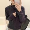 Women's Winter Doll Collar Crochet Knitwear: Stylish Tassel-Trimmed, Thick, Soft, Skin-Friendly Sweater