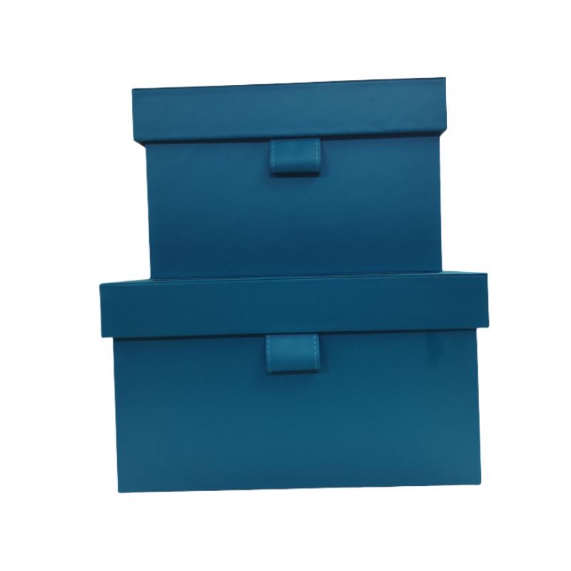 Multifunctional Leather Wardrobe Storage Box - Dustproof & Moistureproof Organizer