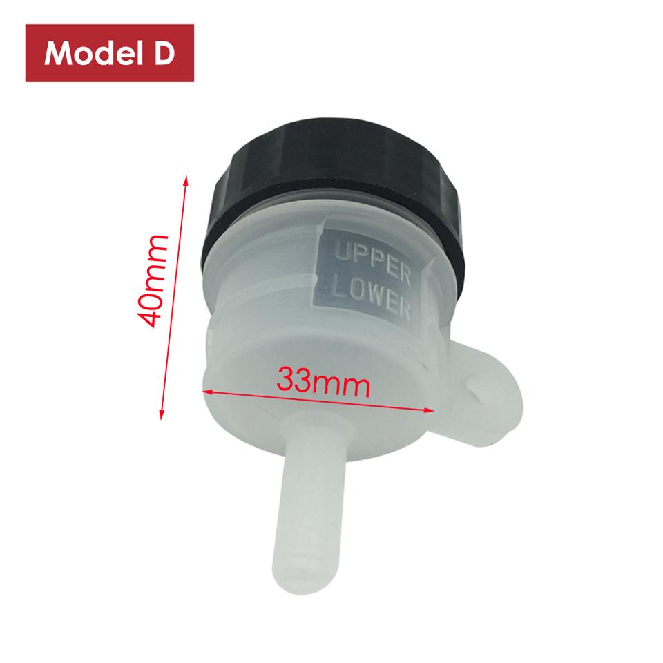 Refit Motorcycle Foot Rear Brake Master Cylinder Tank Oil Cup Fluid Bottle Reservoir