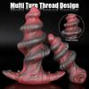 Liquid Silicone Unisex Wearable Threaded Anal Plug for Easy Insertion, Massage, and Pleasure