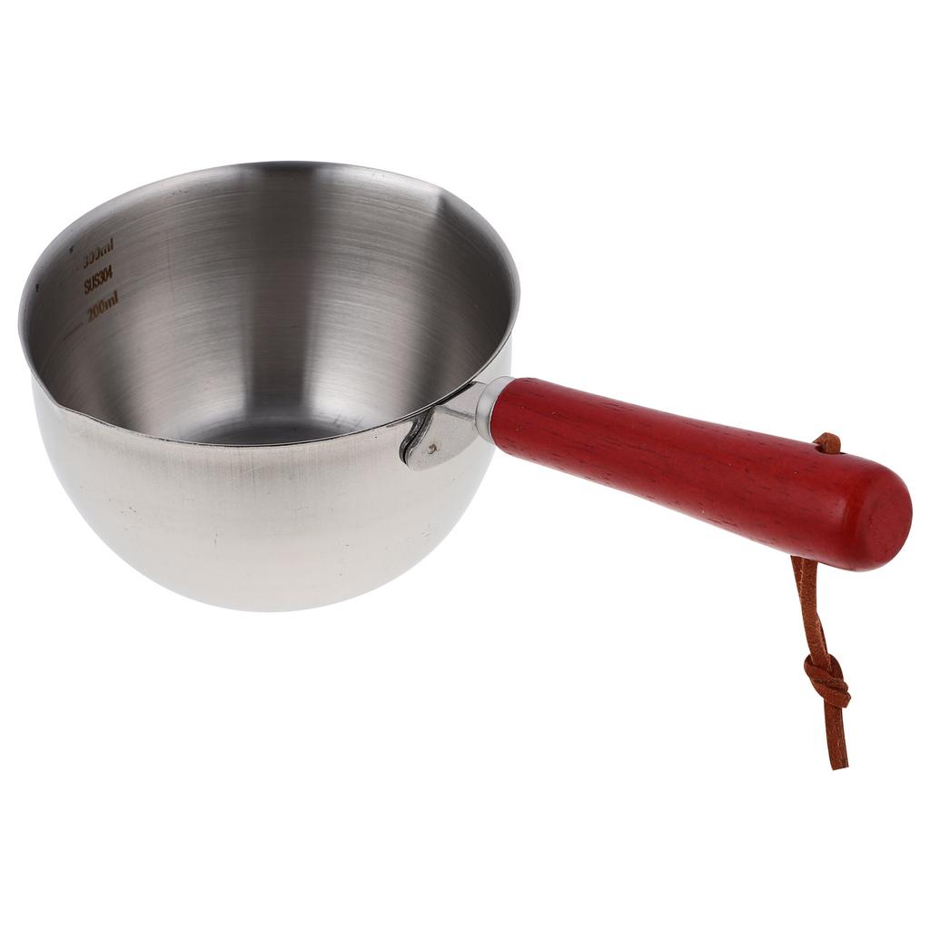 Hot Oil Pot Mini Stainless Steel Sauce Pan Multi-Use For Frying Heating Oil Soup Noodles Porridge Cooking Small Pots Steaming