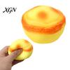 TPR Stress Toy Simulation Egg Tart Squeeze Slow Rising Ball Decompression Realistic Food Fidget Sensory Relief
