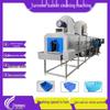 High-Pressure Continuous Crate Washing Machine for Fruits and Plastics