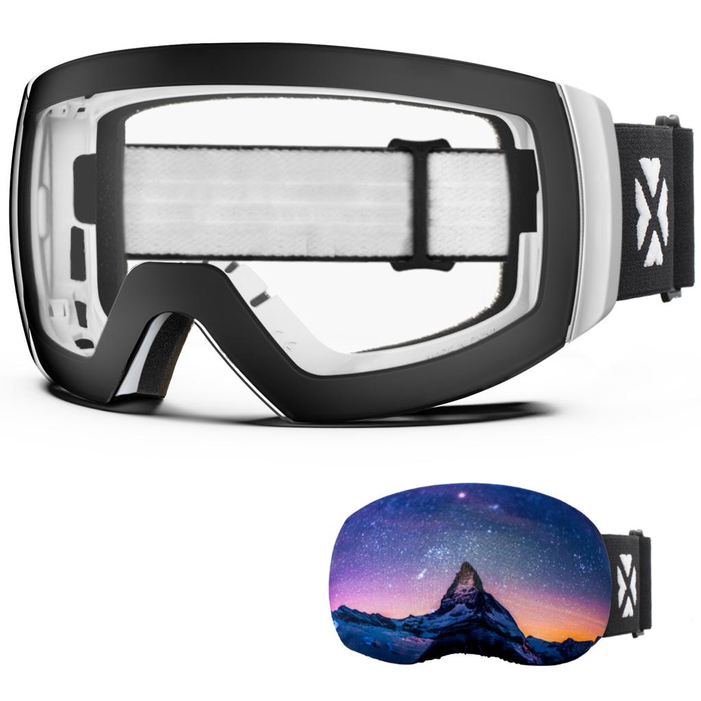 Juli Brand Professional Ski Goggles Double Layers Lens Anti-Fog Uv400 Skiing Glasses Snow Goggles Men Women Gift Cover M6