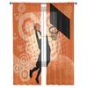 Basketball Shooting Sports Curtain For Living Room Transparent Tulle Curtains Window Sheer For The Bedroom Accessories Decor