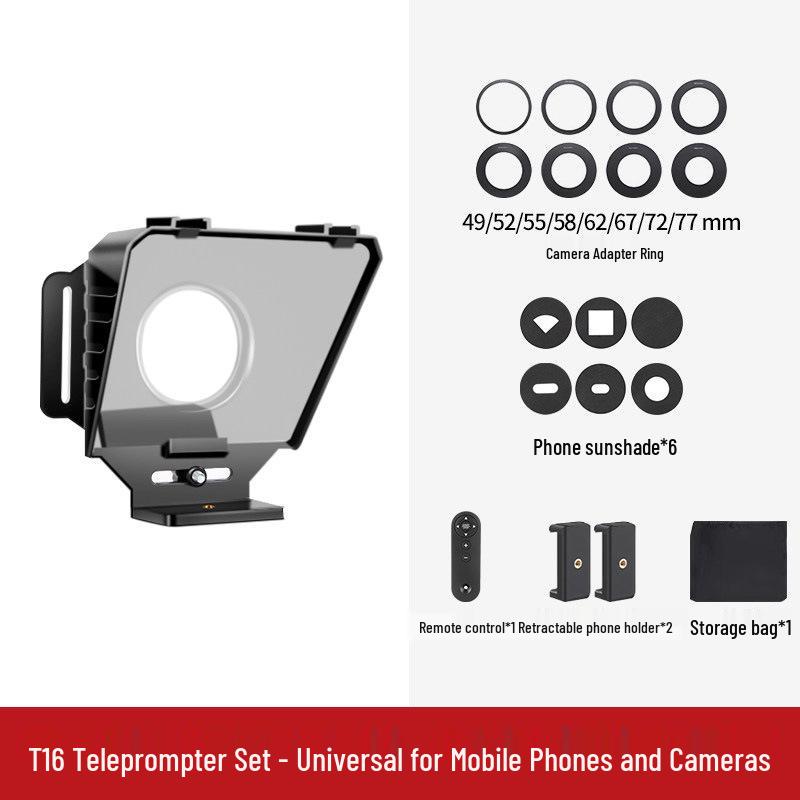 Ruifutu Portable Teleprompter for DSLR and Mobile Devices