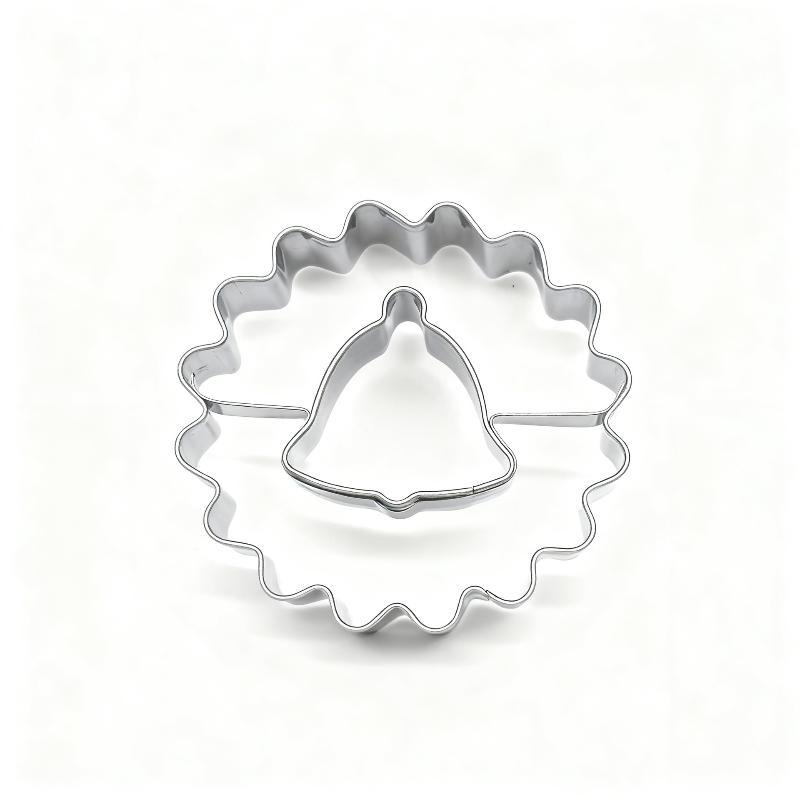 Stainless Steel Christmas Cookie Cutter Gingerbread Man Snowflake Star Shape Biscuit Mold Diy Cake Pastry Baking Making Tools