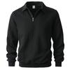 Men's Casual Half-Zip Pullover Hoodie with Lapel - 2025 Spring/Autumn Style