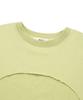 FALLETT Crop Bolero Sweatshirt Lime
