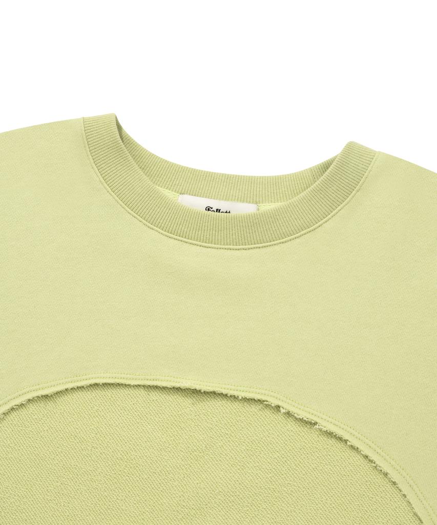 FALLETT Crop Bolero Sweatshirt Lime