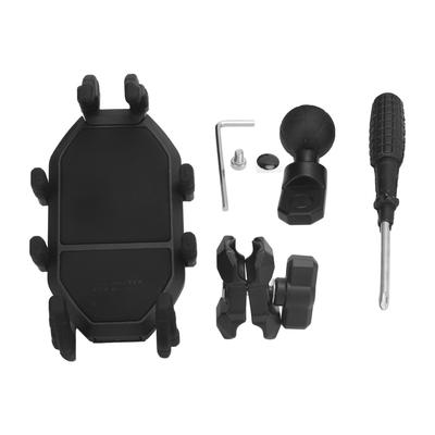 Motorcycle Phone Mount Rotatable Shockproof Adjustable Secure Fixation Motorcycle Cell Phone Holder