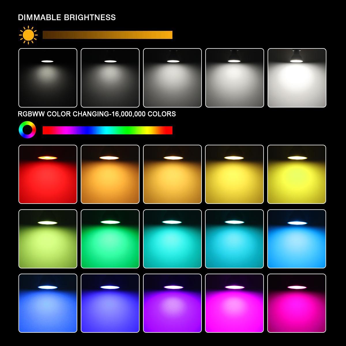 GU10 WIFI Умные светодиодные лампы RGB с регулируемой яркостью Светодиодные лампы Homekit — фото 6