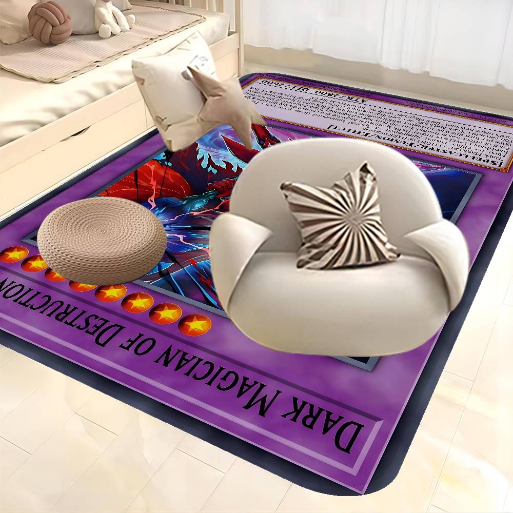Anime Yu-Gi-Oh Door Mat Washable Non-Slip Living Room Sofa Chairs Area Mat Kitchen Doormat Area Rug