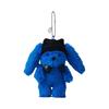 X Coller Furry Bunny Plush Keyring Tide Blue