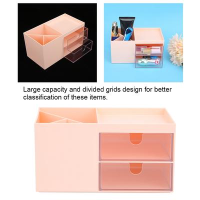 Desktop Multifunction Drawer Jewelry Stationery Storage Box Container Makeup Case Holder   Home