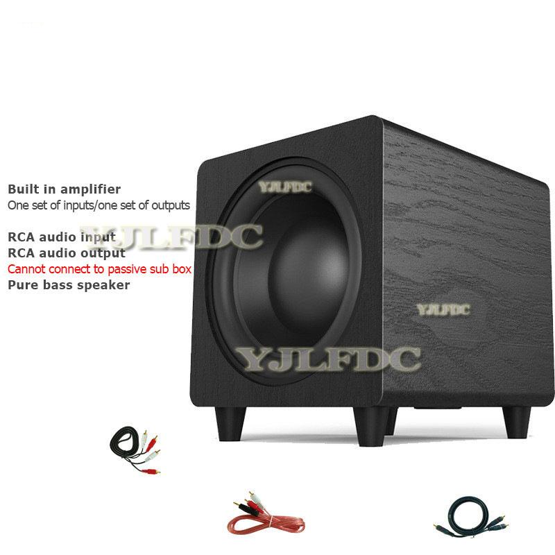 300W High-power Subwoofer 10 Inch Active Subwoofer Home Theater Portable Computer Speaker Digital Transmission Speaker TV