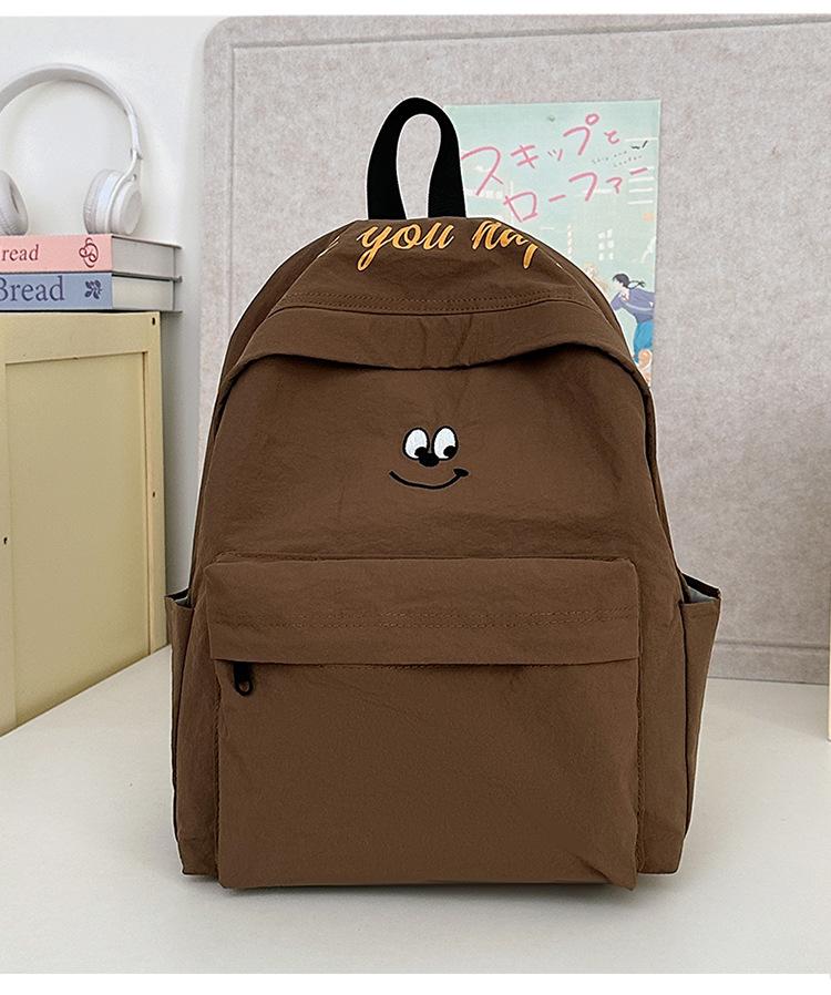 Ins Original Design Trendy Male Schoolbag Female Korean Version Japanese College Student Backpack Junior High School Large Capacity Lightweight