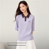Giordano Women's Embroidered Pure Cotton Polo Shirt