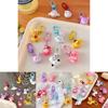 Lovely Cartoon Round Face Keychain Pendant Japanese Style Sweet And Cute Girl Heart Bookbag Accessory Bff Gift