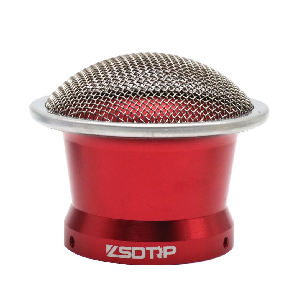 ZSDTRP 50mm Motorrad Vergaser Velocity Stack Motorrad Vergaser Luftfilterbecher Trichter Mit Gaze Für PWK 21-34mm PE28 30