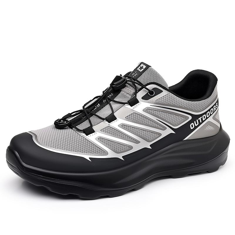 

Модные Повседневные Прогулочные Мужские Походные Ботинки Нескользящие Уличные Кроссовки На Шнуровке Для Ходьбы Сетчатые Ботинки Нескользящая Мужская Повседневная Обувь Мягкие Кроссовки 44 серебряный серый