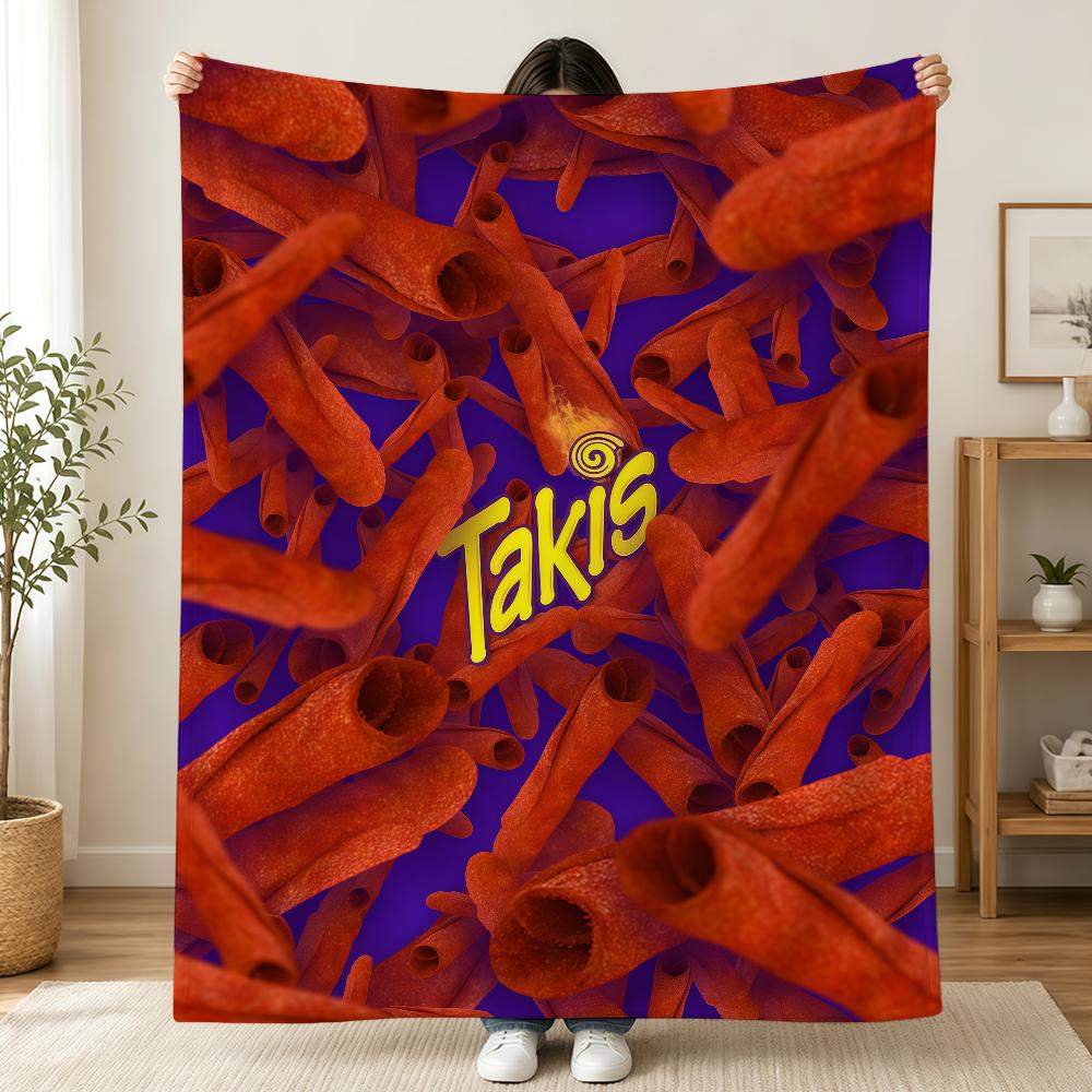 BB Design T-TakisS Blanket Printed Flannel Soft Warm Cozy Season Nap Bed Sofa Travel Camping Gift Adults Kids