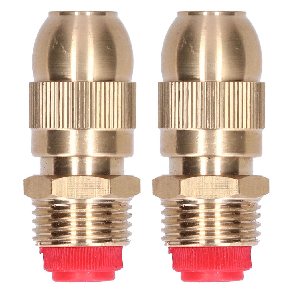 2Pcs Adjustable Watering Sprinkler G1 2 Male Thread Garden Lawn Brass Sprayer Nozzle