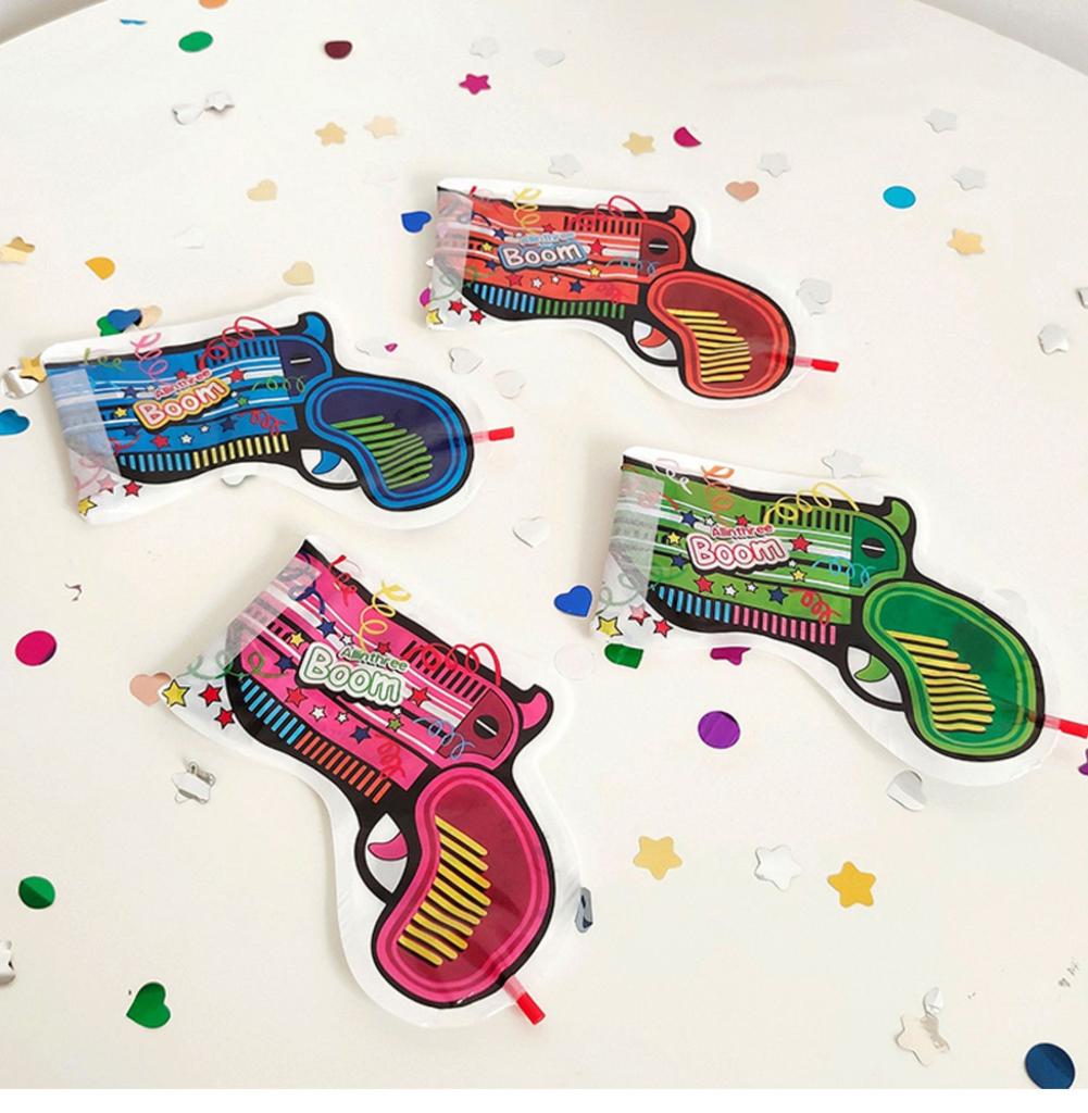 10pcs-Fully Automatic Inflatable Ribbon Birthday Atmosphere Props Birthday Party Wedding Creative Salute Handheld Fireworks
