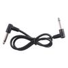 Guitar Cables Effect Pedal Cables 6.35mm 1/4” Connectors Guitar Pedal Instrument Cable For Electric Bass Speaker Amplifier