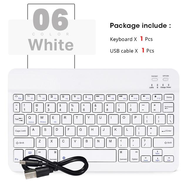Wireless Keyboard Mouse For Ipad Samsung Xiaomi Huawei Android Tablet Portable Portuguese Arabic Korean Mini Bluetooth Keyboard