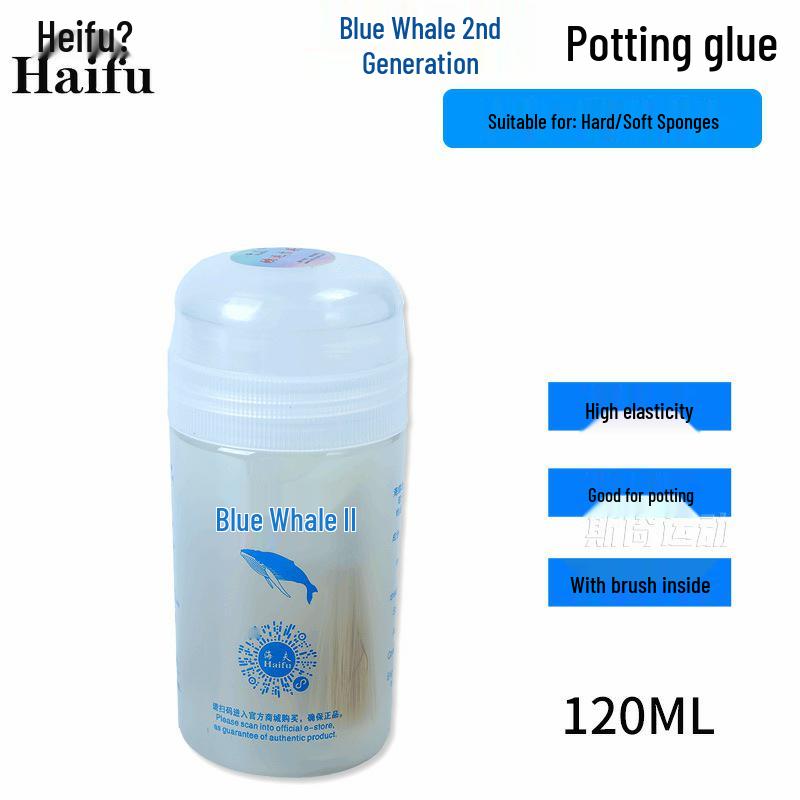 Haifu Blue Whale 2nd Gen Organic Table Tennis Glue - Professional Water-Soluble Adhesive