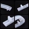 Easy Use 4 Set Tray Handle Resin Mold, Silicone Epoxy Casting Mold For DIY Cabinet Door Handles, Drawer Bar Pulls, Afrt Crafts
